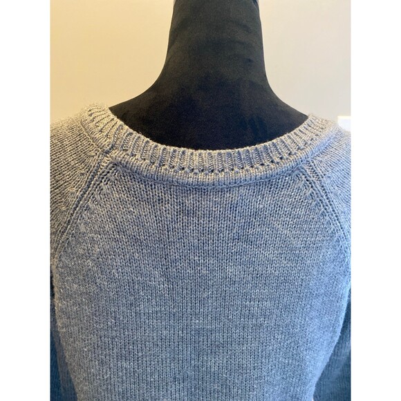 Charming Charlie Sweater Dress Sz Large Crew Neck Fair Isle Type Design Front - Picture 6 of 11